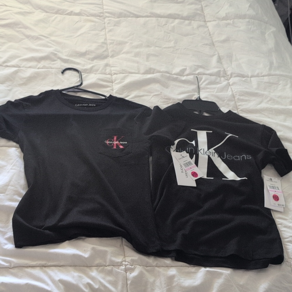 Calvin Klein Black Kids Shirts